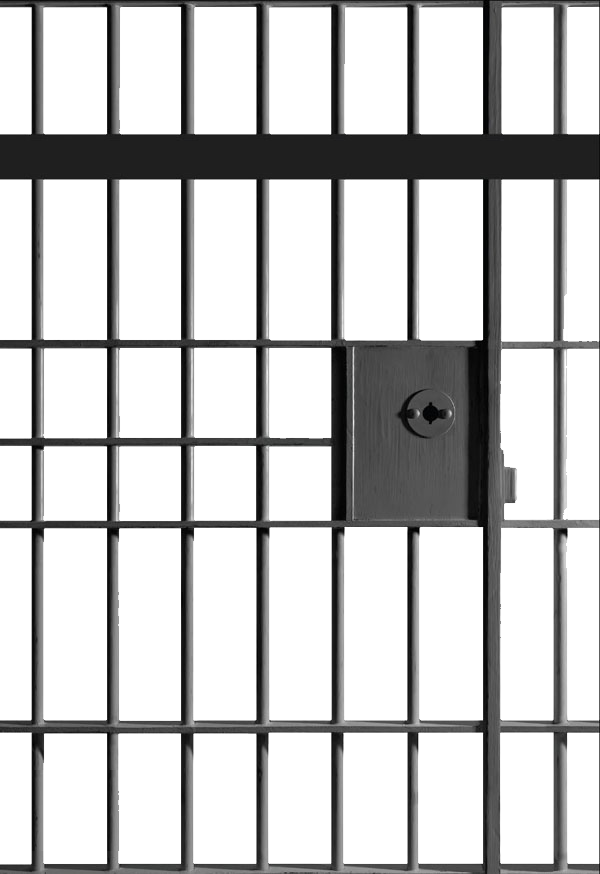 Clipart Of Bars, Prison And Jail - Png Download (600x874), Png Download