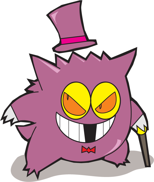 Super Jail Gengar Clipart (647x761), Png Download