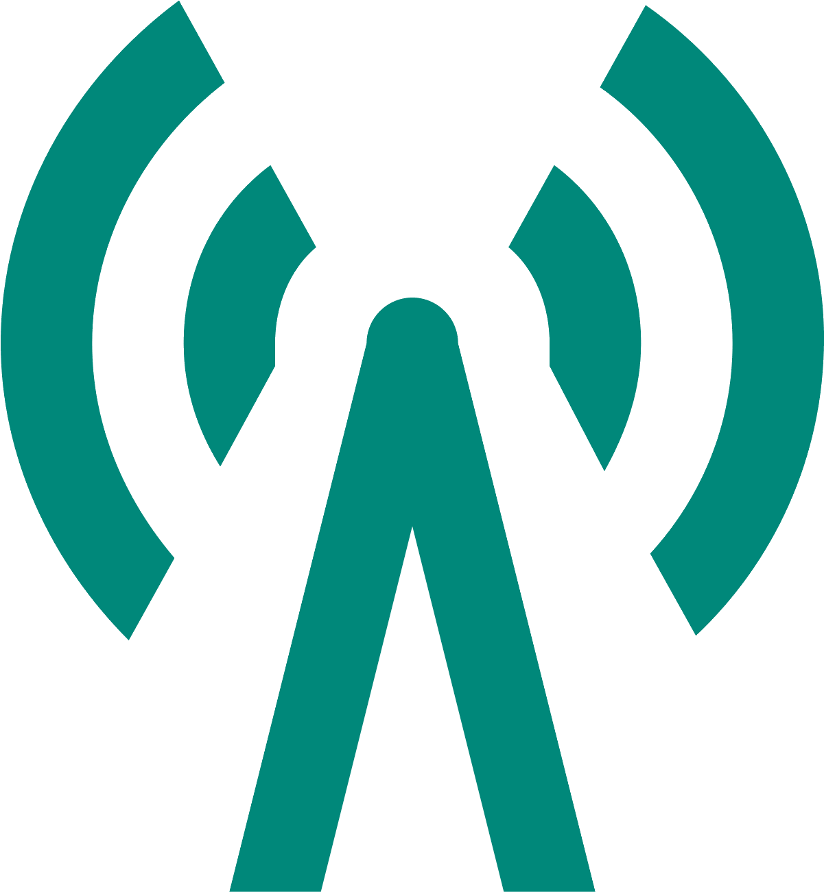 Radio Tower Icon Clipart (1600x1600), Png Download