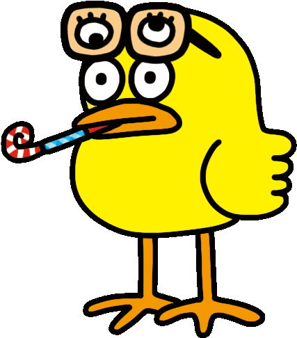 Celebration Glasses Sticker By Ichigen Clipart (740x640), Png Download