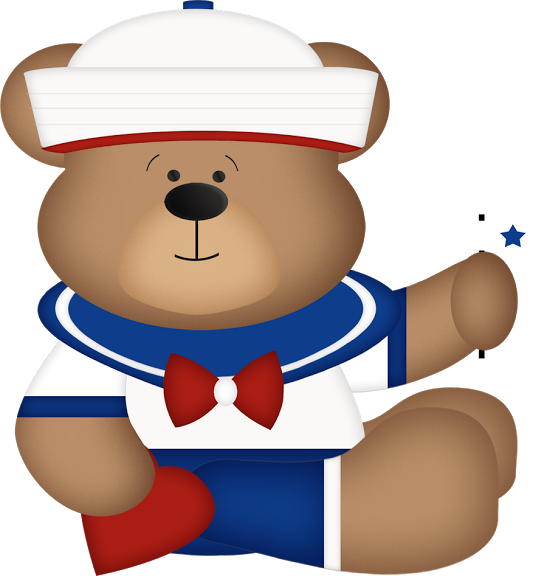 Ositos Marineros Carmen Ortega Lbuns Da Web Clipart (547x576), Png Download