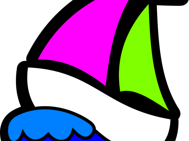 Yacht Clipart Colorful Boat - Png Download (640x480), Png Download