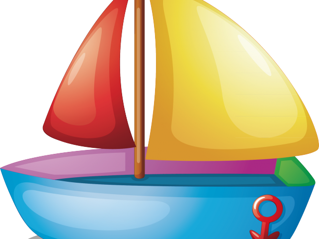 Sailboat Clipart Toy Sailboat - Png Download (640x480), Png Download