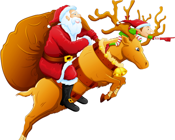 Snowflake Clipart Deer - Png Download (640x480), Png Download