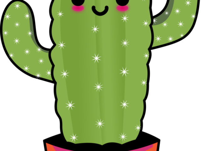 Cactus Clipart Kawaii - Png Download (640x480), Png Download