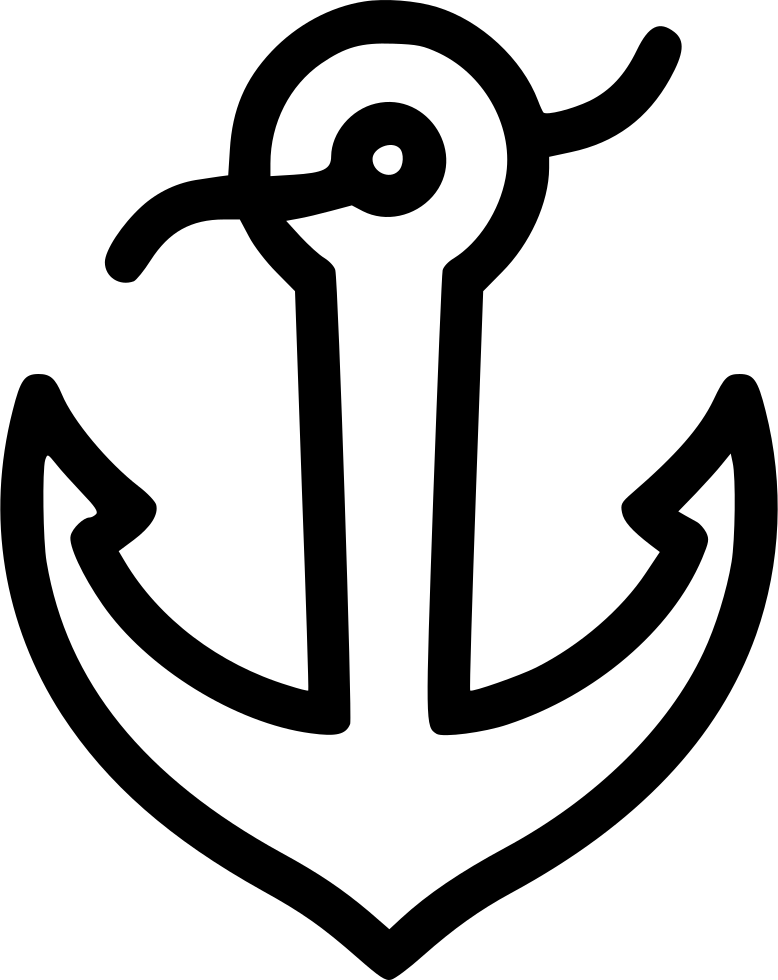 Anchor Armature Sea Ship Svg Png Icon Clipart (778x980), Png Download