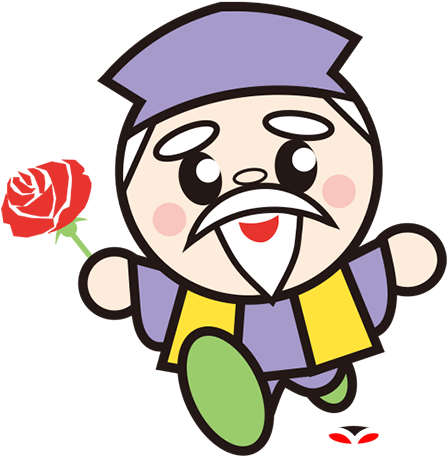 Old Man Mascot With A Big White Mustache Clipart (600x600), Png Download