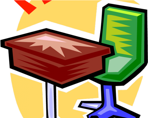 Desk Clipart Cute Desk - Png Download (640x480), Png Download