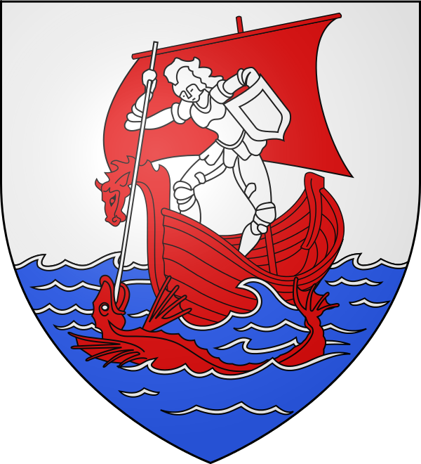 Blason Ville Fr Saint Georges D'oléron Clipart (600x660), Png Download
