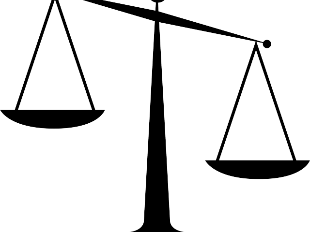 Scale Clipart Fair Justice - Png Download (640x480), Png Download
