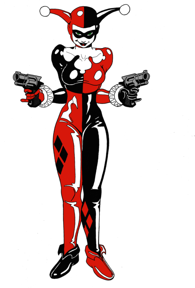 Harley Quinn Clipart Traditional - Png Download (762x1048), Png Download