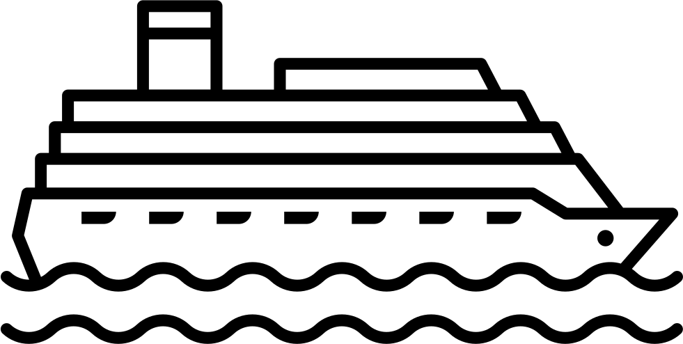 Cruise On Sea Comments Clipart (981x494), Png Download