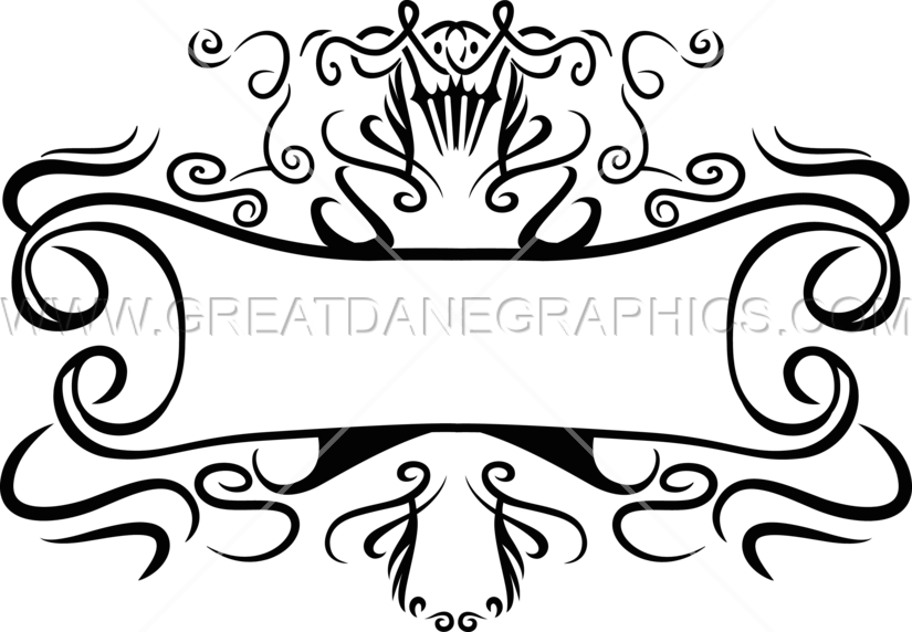 Scroll Clipart Decorative Edge - Png Download (825x572), Png Download