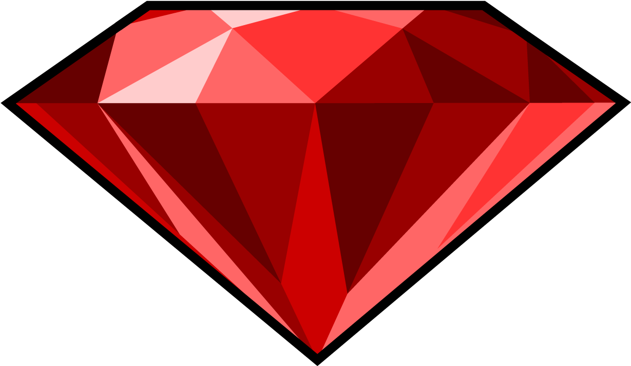 Diamond Clipart Ruby - Png Download (1228x981), Png Download