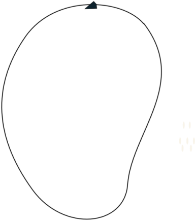 Mango Clipart Black And White 7 484 X 512 Free Clip - Png Download (640x480), Png Download