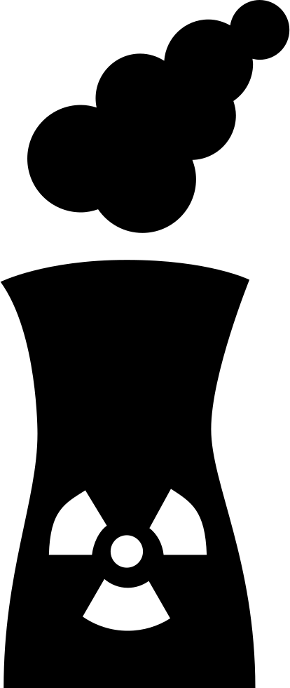 Factory Tower With Biohazard Svg Png Icon Clipart (414x980), Png Download