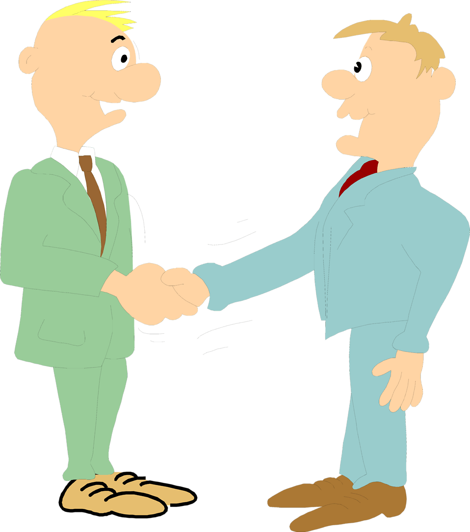 People Shaking Hands Clip Art - Png Download - Full Size ...