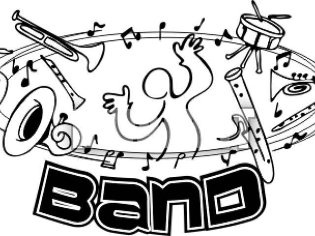 Concert Clipart Band Practice - Png Download (640x480), Png Download