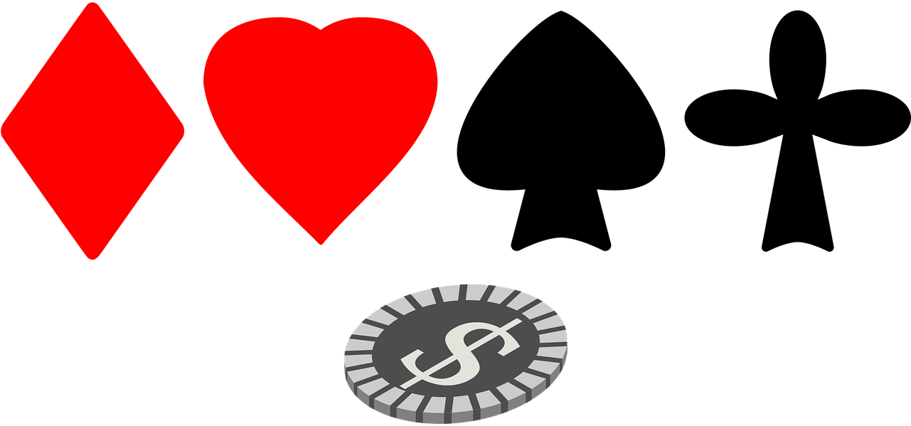 Suit Gambling Cards Png Image Clipart (1280x640), Png Download