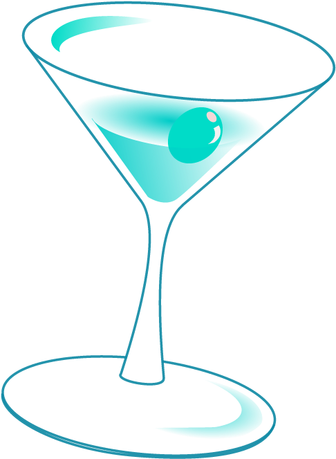 Blue Lagoon Hawaii Cocktail Garnish Transprent Png Clipart (744x1052), Png Download