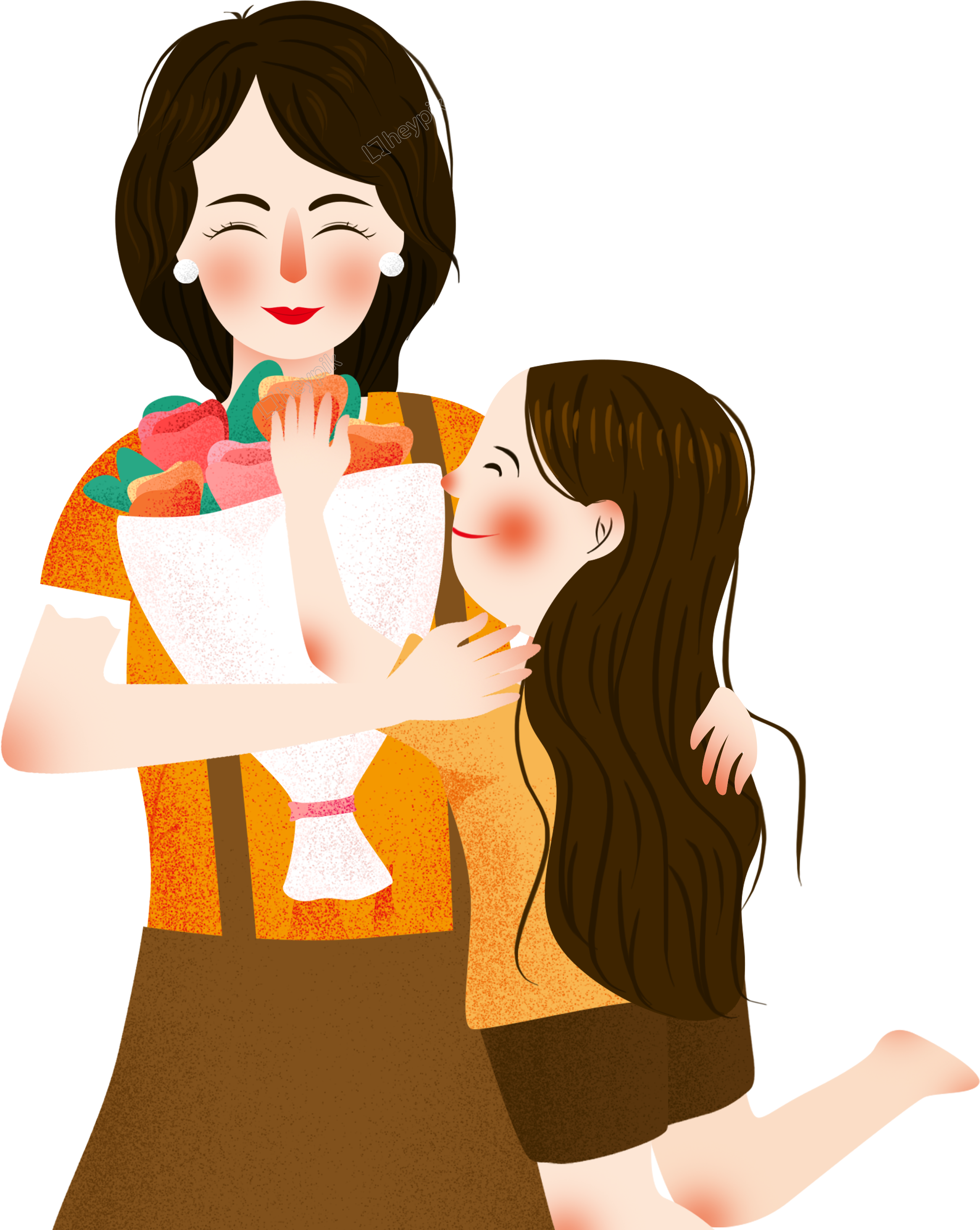 Hand Drawn Decoration Free Clipart (3592x4441), Png Download