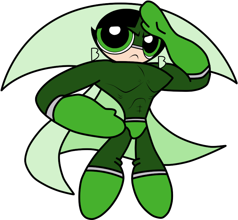 Buttercup Powerpuff Girls Png Image Hd Clipart (800x738), Png Download