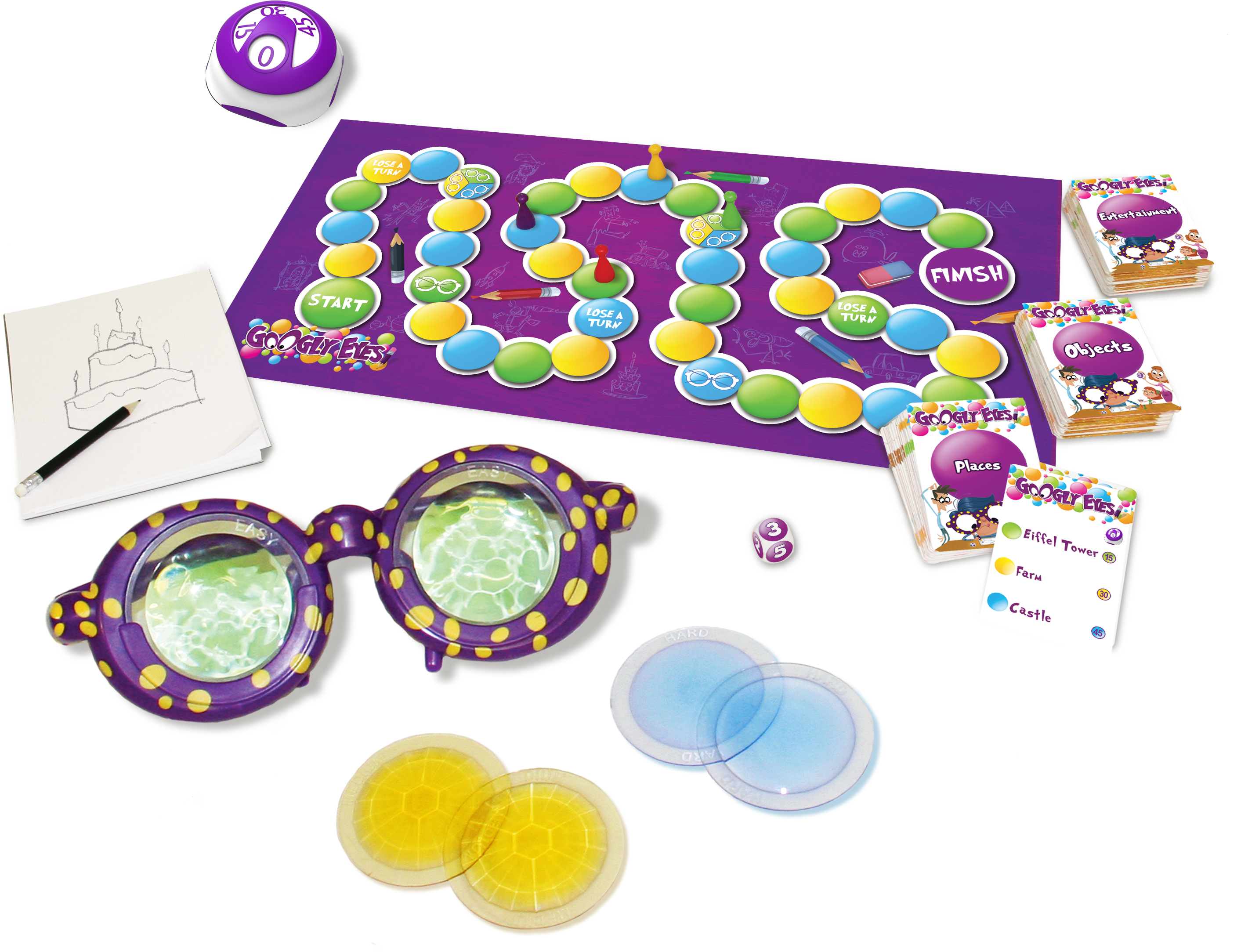 Googly Eyes Clipart (3186x2405), Png Download