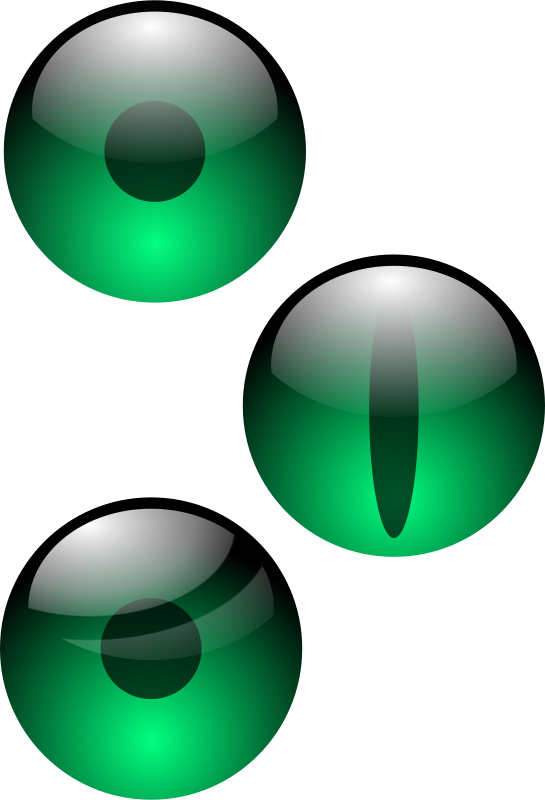 Three Eyes Clip Art - Png Download (545x800), Png Download