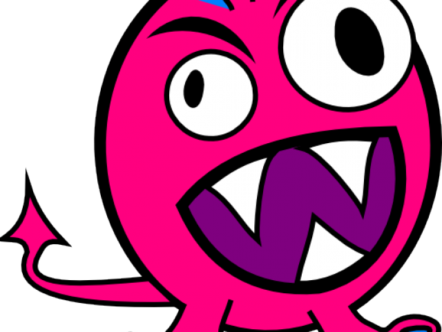 Pink Eyes Clipart Friendly Monster - Png Download (640x480), Png Download