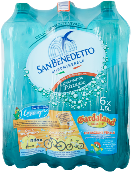 Acqua Minerale San Benedetto Legg Clipart (600x600), Png Download