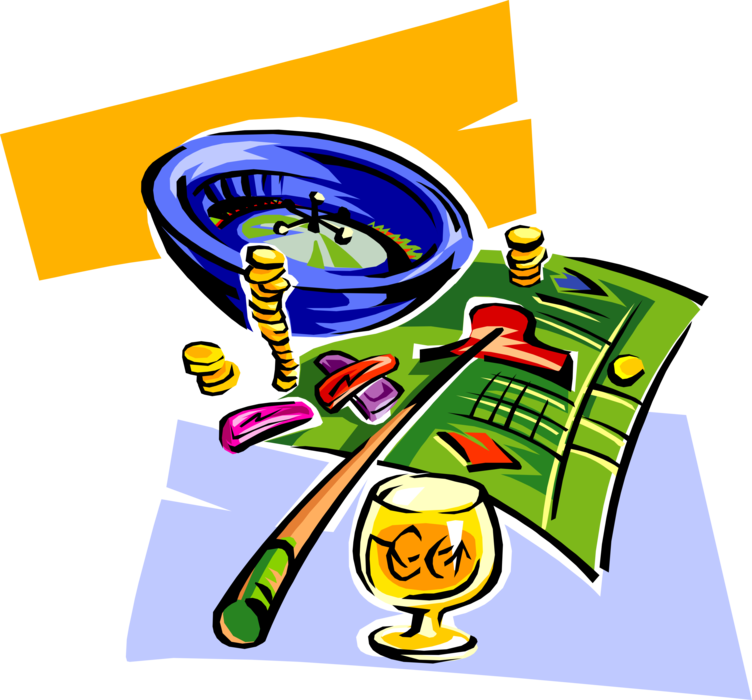 Casino Roulette Game With Clipart (752x700), Png Download