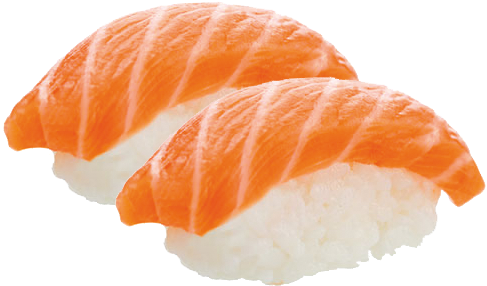 Sushi Saumon Clipart (1200x1200), Png Download