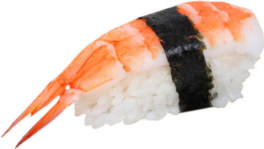 Su6 Sushi Crevette Clipart (800x800), Png Download