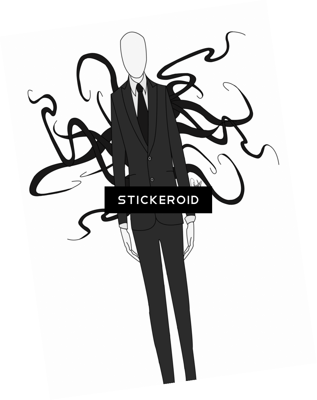 Download Slender Man Png Clipart (1061x1341), Png Download