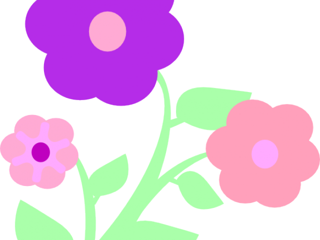 Easter Flower Clipart Pastel Flower - Png Download (640x480), Png Download