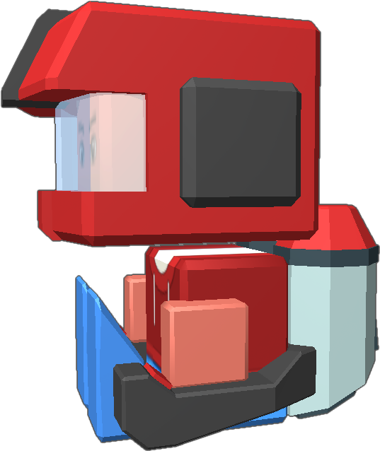 Means Blockster With Jet Pack Clipart (768x768), Png Download