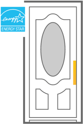 Energy Star Exterior Door Clipart (750x530), Png Download