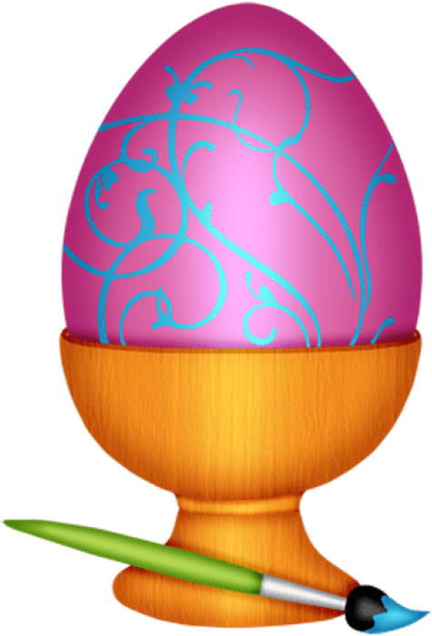 Easter Deco Eggpicture Png Clipart (480x710), Png Download