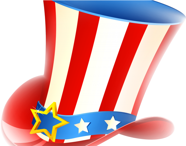 Patriotic Flag Clipart Fourth July - Png Download (640x480), Png Download