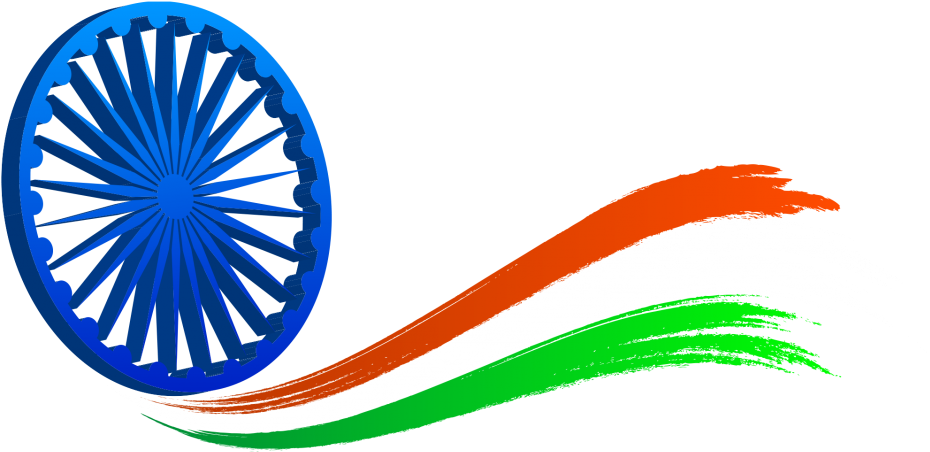 Indian Independence Day Png Clipart (1024x555), Png Download