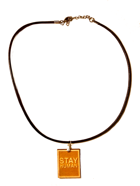 Stay Human Necklace Clipart (600x600), Png Download