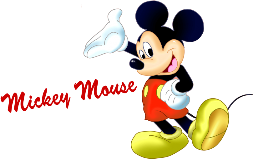 Free Png Mickey Mouse Photo Png Images Transparent Clipart (850x532), Png Download