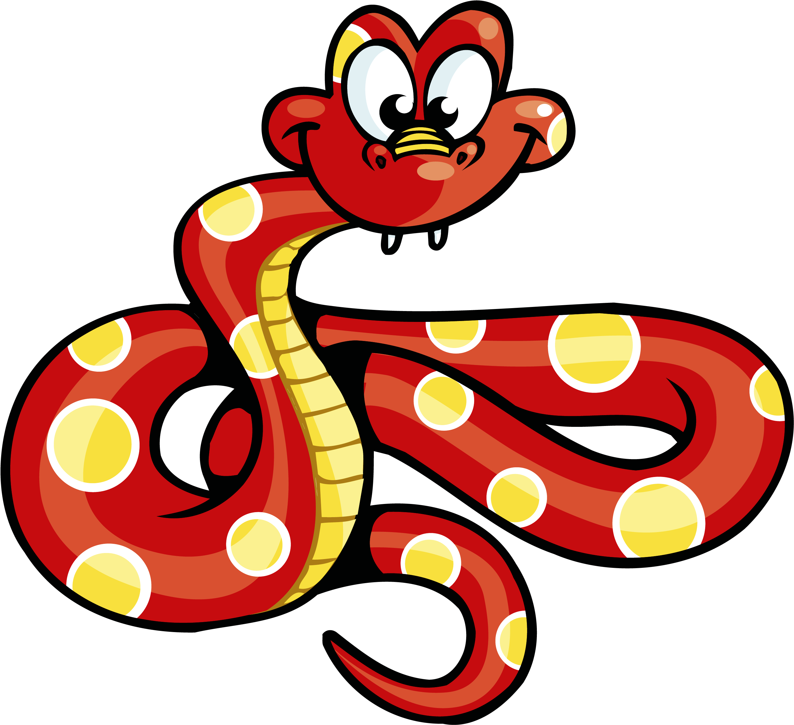 Rattlesnake Clipart Zoo Animal - Png Download (2955x2760), Png Download