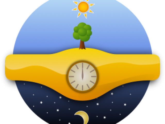Sleeping Clipart Day Night - Png Download (640x480), Png Download