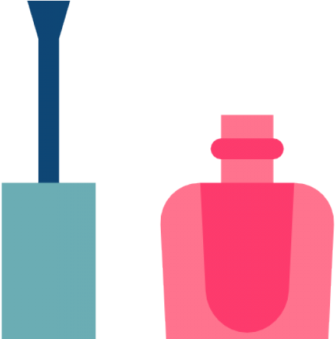 Nail Polish Clipart Nail Beauty - Png Download (640x480), Png Download