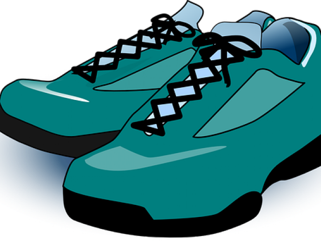 Running Shoes Clipart Water Shoe - Png Download (640x480), Png Download