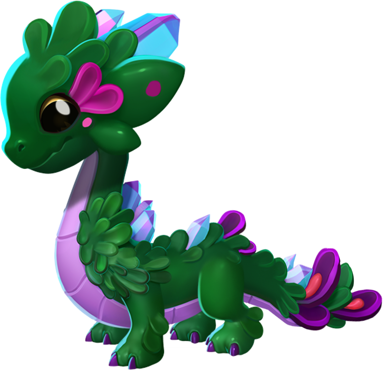 Garden Dragon Baby Clipart (1303x1259), Png Download