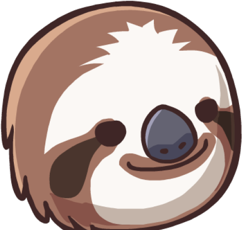 Sloth Clipart Head - Png Download (640x480), Png Download