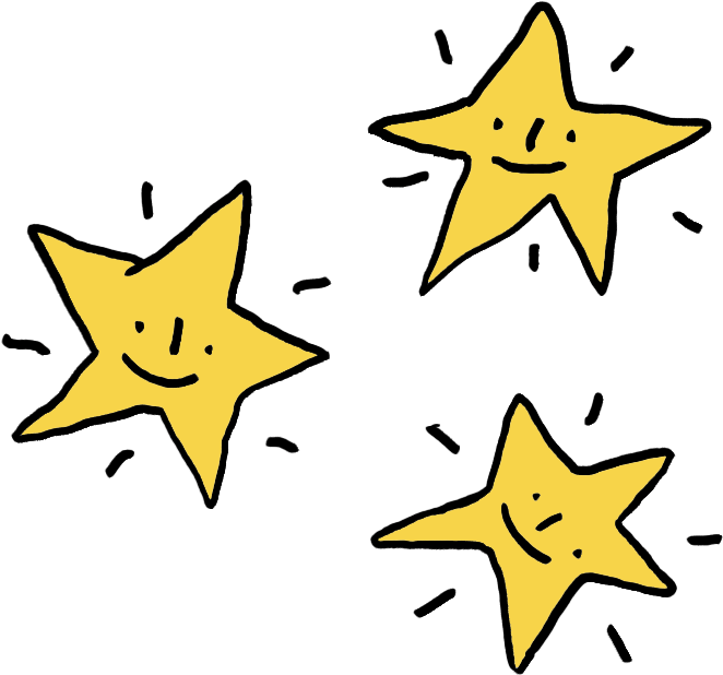 Star Night Sticker By Sophie Clipart (765x712), Png Download