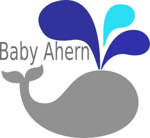 Blue Teal Whale Clip Art At Vector Clip Art Png Baby Transparent Png (600x553), Png Download